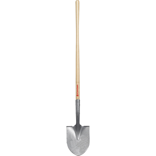 Corona SS 65000 Round Point Shovel, 14-Gauge, 12 in. Head, 48 in. Wood Handle