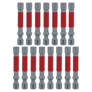 Wiha Tools 76675 MaxxTor Impact Bit Hex 1/4" - 49mm - 15 Pack