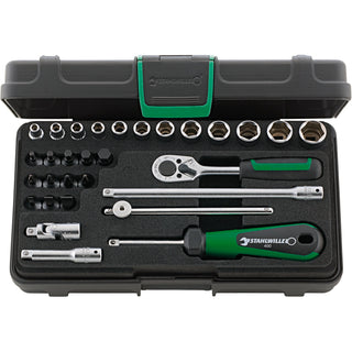 Stahlwille 96011138 Socket set 1/4" 30 Pieces