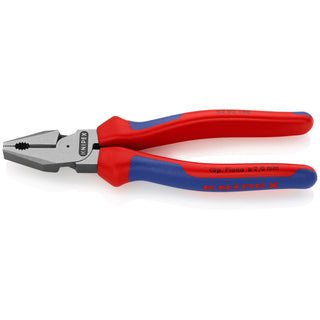 Knipex 02 02 180 7 1/4" High Leverage Combination Pliers