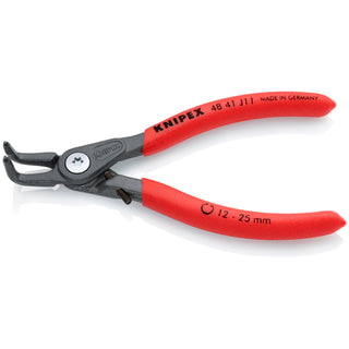 Knipex 48 41 J11 5 1/4" Internal 90° Angled Precision Snap Ring Pliers-Limiter