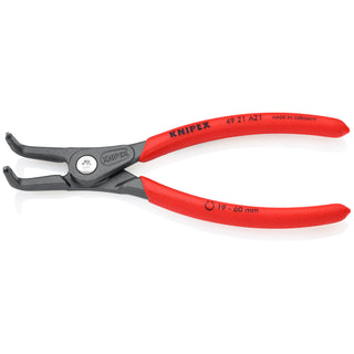 Knipex 49 21 A21 6 1/2" External 90° Angled Precision Snap Ring Pliers