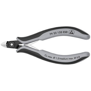 Knipex 9K 00 80 10 US 4 Pc Electronics Pliers Set in a Tool Roll