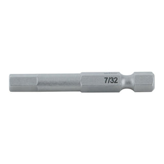 Wiha Tools 74317 Hex Inch Power Bit, 7/32" x 50 mm, 10 Pk.