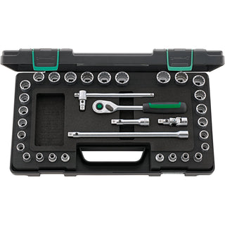 Stahlwille 96020107 45MA/28/5QR Socket Set, 3/8" Drive, Metric/SAE