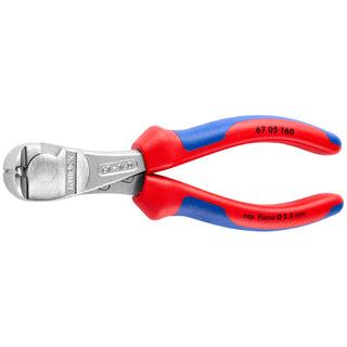 Knipex 67 05 160 6 1/4" High Leverage End Cutting Nippers