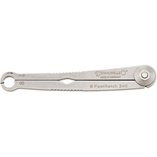 Stahlwille 41100808 240 Ratchet wrench FastRatch, 8 mm