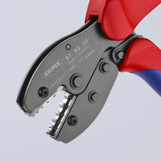 Knipex 97 52 30 8 1/2" Crimping Pliers For Non-Insulated Crimp Connectors