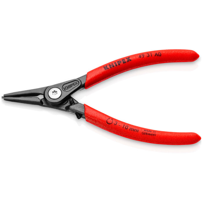 Knipex 49 31 A0 5 3/4" External Precision Snap Ring Pliers-Limiter