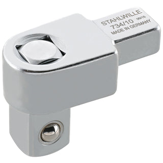 Stahlwille 58240010 734 1/2" Square drive insert tool, size 10, 9x12 mm