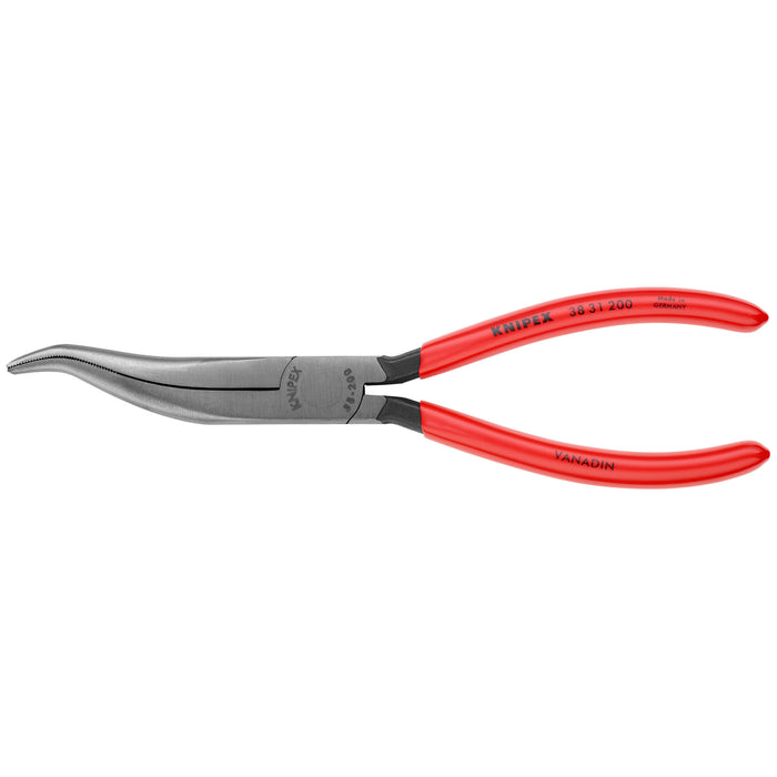 Knipex 38 31 200 8" Long Nose Pliers without Cutter-S Shape
