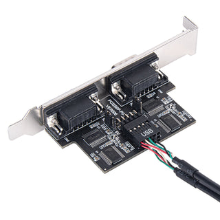 SilverStone ECD01 Internal USB 2.0 to Dual RS232 Port Adapter