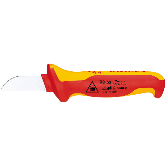 Knipex 98 52 7 1/2" Cable Knife-1000V Insulated
