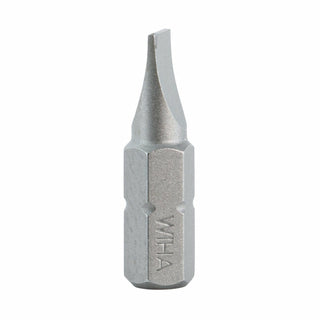 Wiha Tools 71004 5.5mm x 25mm Slotted Insert Bit, 10 Pack