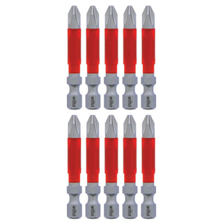 Wiha Tools 76544 MaxxTor Impact Bit Phillips #2 - 49mm - 10 Pack