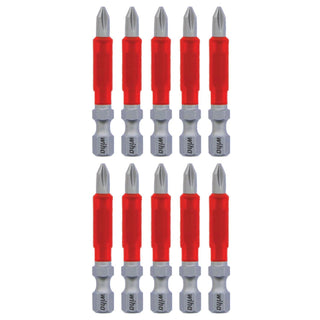 Wiha Tools 76543 MaxxTor Impact Bit Phillips #1 - 49mm - 10 Pack