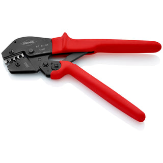 Knipex 97 52 04 10" Crimping Pliers For Non-Insulated Open Plug-Type Connectors (Plug Width 2.8 and 4.8 mm)