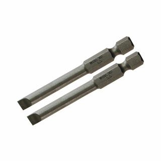 Wiha Tools 73905 Slotted Power Bit 2.5x70mm 2 Pk