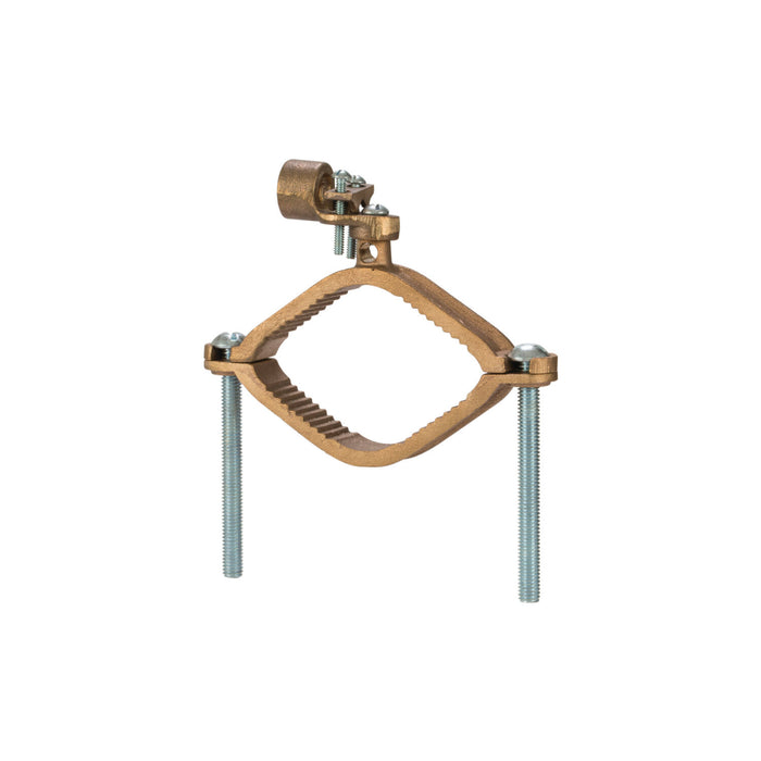 NSI EG-15 Bronze Ground Clamp for Rigid Conduit 2-1/2″ to 4″ Pipe, 1/2″ Hub