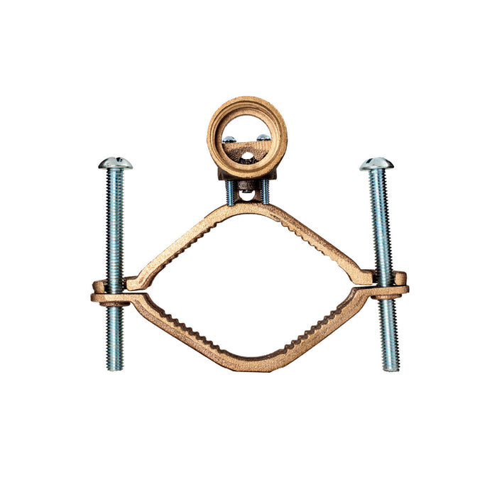 NSI EG-24 Bronze Ground Clamp for Rigid Conduit, 2-1/2″ to 4″ Pipe, 1″ Hub