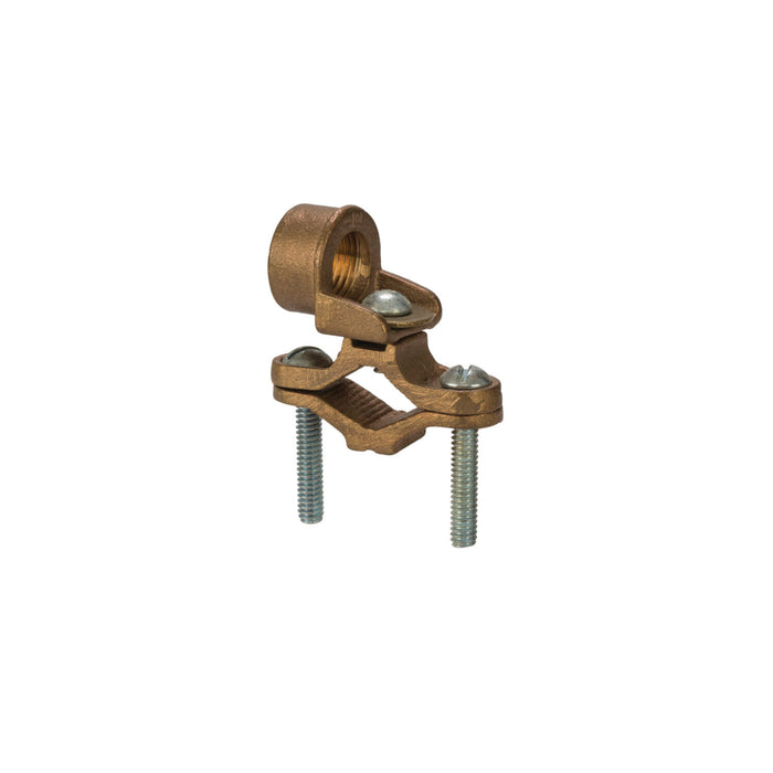 NSI EG-5 Bronze Ground Clamp for Rigid Conduit, 1/2″ to 1″ Pipe, 1/2″ Hub