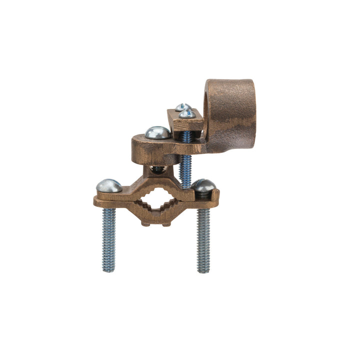 NSI EG-7 Bronze Ground Clamp for Rigid Conduit, 1/2″ to 1″ Pipe, 3/4″ Hub