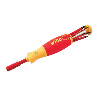 Wiha Tools 28394 7 Piece Insulated Pop Up Screwdriver Set - Slotted/Phillips/Square