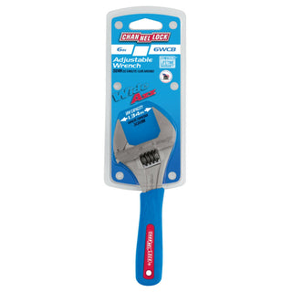 Channellock 6WCB 6-inch Code Blue Wideazz Adjustable Wrench