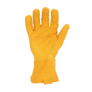 Estwing EWLD0808 Classic Leather Driver Work Glove in Russet Brown, Small