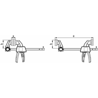 Bessey EHKMICRO Trigger Clamp, Micro, 4-1/2 In x 1-5/8