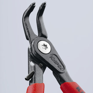 Knipex 48 41 J11 5 1/4" Internal 90° Angled Precision Snap Ring Pliers-Limiter