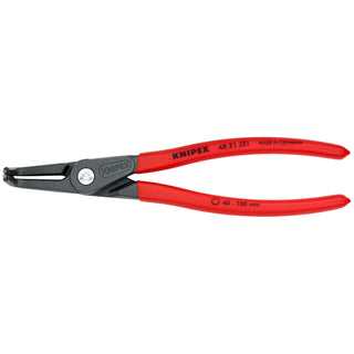 Knipex 48 21 J31 8 1/4" Internal 90° Angled Precision Snap Ring Pliers