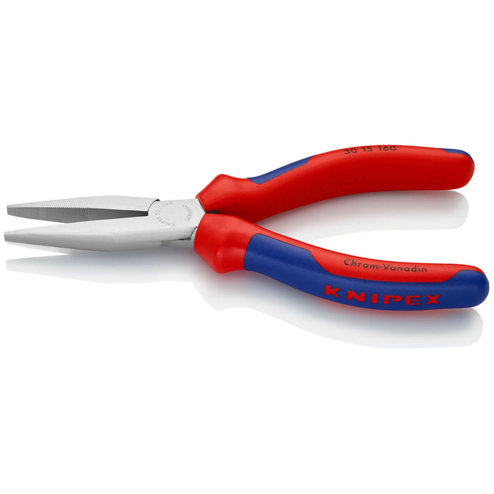 Knipex 30 15 160 6 1/4" Long Nose Pliers-Flat Tips
