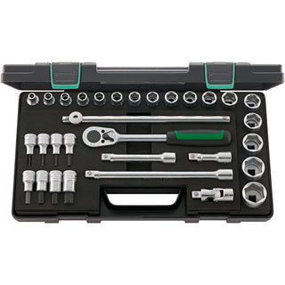 Stahlwille 96031239 52/54/25/6 1/2" Metric Socket Set