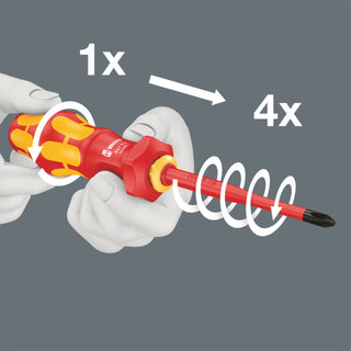 Wera Kraftform Kompakt Turbo i Imperial 1, 16 pieces