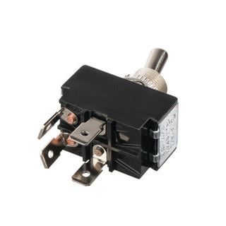 NSI 78080TQ Toggle Switch DPST 15 Amps On-Off Circuit Bat Br/Ni Quick Connection