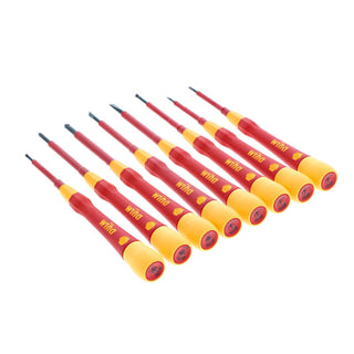 Wiha Tools 32088 Insulated Precision Slotted and Phillips Screwdriver Set, 8 Piece