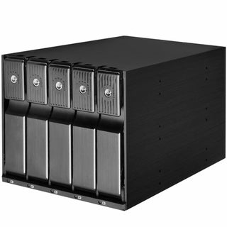 Silverstone FS305B-12G Three 5.25" Device Bay to Five 3.5" SAS-12G / SATA-6Gbit/s Trayless Hot-Swap Cage