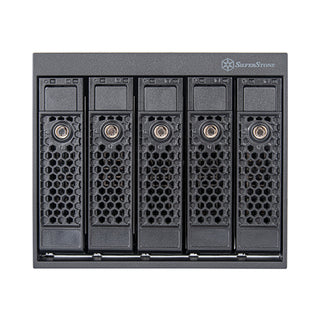 Silverstone FS305-E Three 5.25" Device Bay to Five 3.5" SAS-12G / SATA 6Gbit/s Hot-Swap Adapter Cage