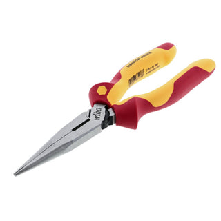 Wiha Tools 32923 Insulated Industrial Long Nose Pliers w/ Cutters 8 Inch