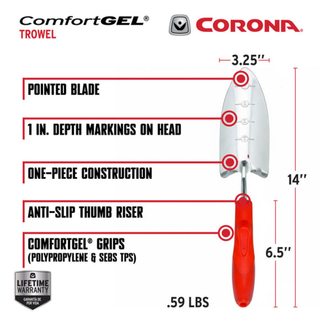 Corona CT 3214  ComfortGEL® Trowel StainlessSTEEL