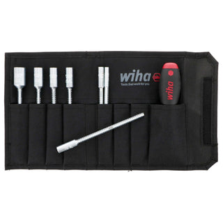 Wiha Tools 28196 8 Piece SoftFinish Drive-Loc VI Nut Driver Set - Inch