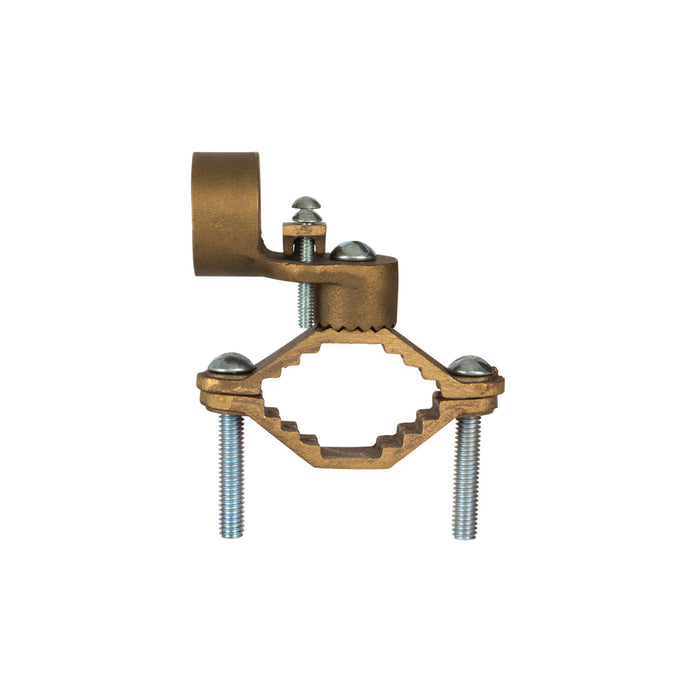 NSI G-10 Bronze Ground Clamp for Rigid Conduit, 1-1/4″ to 2″ Pipe, 1″ Hub