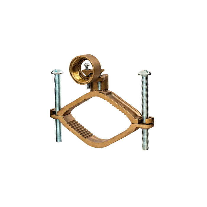 NSI G-24 Bronze Ground Clamp for Rigid Conduit, 2-1/2″ to 4″ Pipe, 1″ Hub