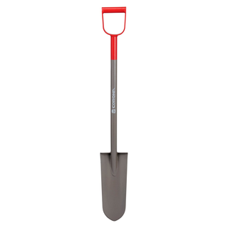 Corona AS 90110 All-Steel 12-Gauge 14-1/2 in. Sharpshooter Spade Shovel, D-Grip Steel Handle
