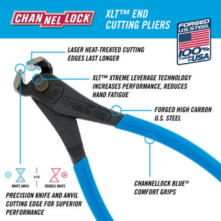 Channellock 356 6-Inch XLT End Cutting Pliers