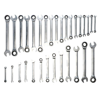 Wiha Tools 30392 31 Piece Ratcheting Wrench Tray Set - SAE and Metric