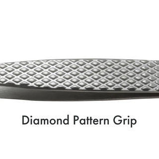 Aven Tools 18013EGS EZ Grip Micro-Serrated Stainless Steel Tweezers, AA Pattern