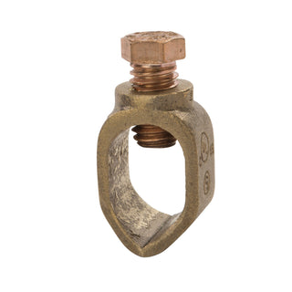 NSI GRC-58H Heavy Duty Silicon Bronze Grounding Rod Clamp, 5/8″, for Burial