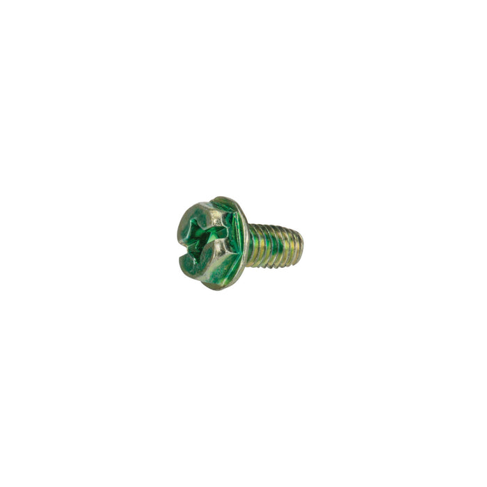 NSI GSC Combo Slotted Hex Head Grounding Screw, Green, Pack of 100